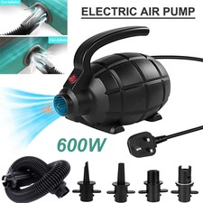 Electric Air Pump Gymnastics For Swimming Pool Bed Mattress with 4 Nozzle 600W