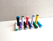 3 X VW T4 Transporter Custom Dual Colour Door Lock Pull Pin Knob Tab