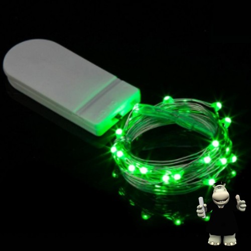 LED Red Blue Green Purple White Multicoloured Fairy Lights 2 Metres Batteries In - Picture 5 of 21