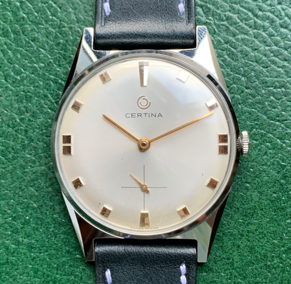 Vintage Certina 28-10 Champagne Dial Wristwatch