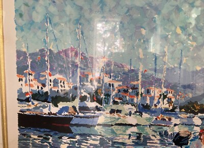 Hazel Soan 'Waterfront II' Limited Edition 165/350 - Large Framed
