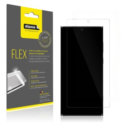 2x Schutzfolie für Samsung  Galaxy S23 Ultra Folie, 100% Displayabdeckung, dipos
