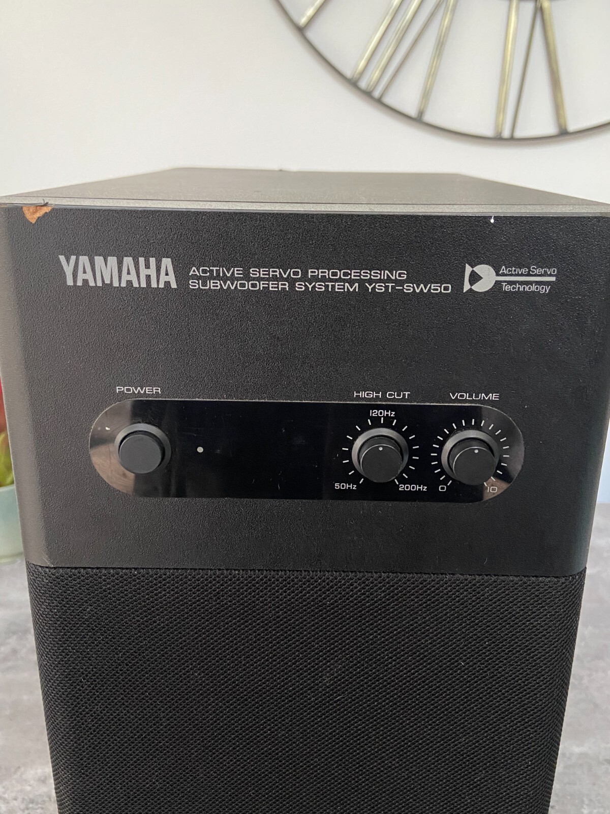 Yamaha active subwoofer YSTSW50 Black eBay