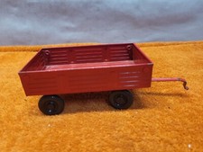 H•Vintage ERTL Red Farm Wagon 74-7650 Made in USA