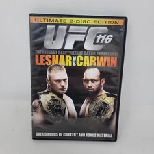 UFC 116: Lesnar v. Carwin DVD VERY GOOD w1