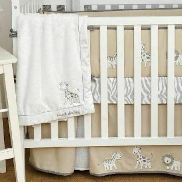 Little Safari 3 piezas. Juego de ropa de cama para cuna de Wendy Bellissimo Foto 4 de 4