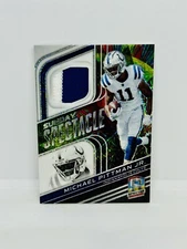 2022 Panini Spectra MICHAEL PITTMAN Sunday Spectacle Patch Meta Prizm /25 Colts