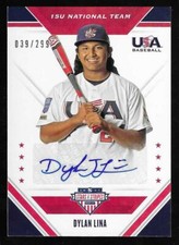 2020 Panini USA 15U National Team Dylan Lina Autograph 039/299