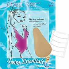 Braza Swim Essentials Camel-Not Camel Toe Cover Foam Inserts, One Size, Beige