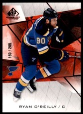 2021-22 SP Game Used Red Fragment #21 Ryan O'Reilly 169/205 St. Louis Blues