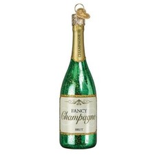 Old World Christmas - Champagne Bottle Ornament - 32440