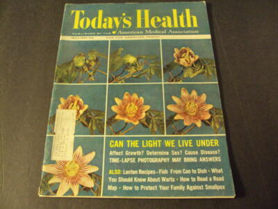 Today's Health Mar 1963 How Light Effects Us, Lenten Recipes ID:69994