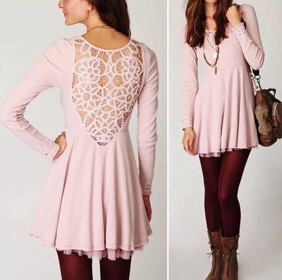 light pink lace dress womens