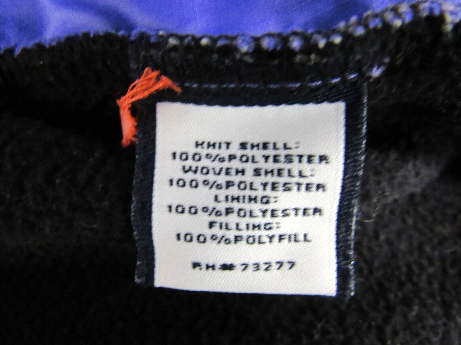 FILA Performance Sport Giacca Donna Piccola Leggera Full Zip Nero e Viola