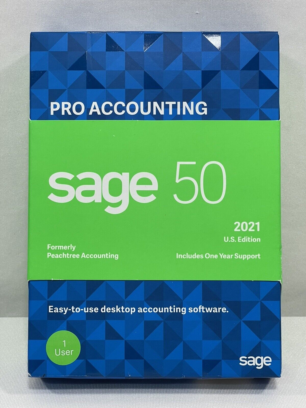 Sage 50 Pro Accounting 2021 1-User FREE Shipping! Brand New Factory Sealed!