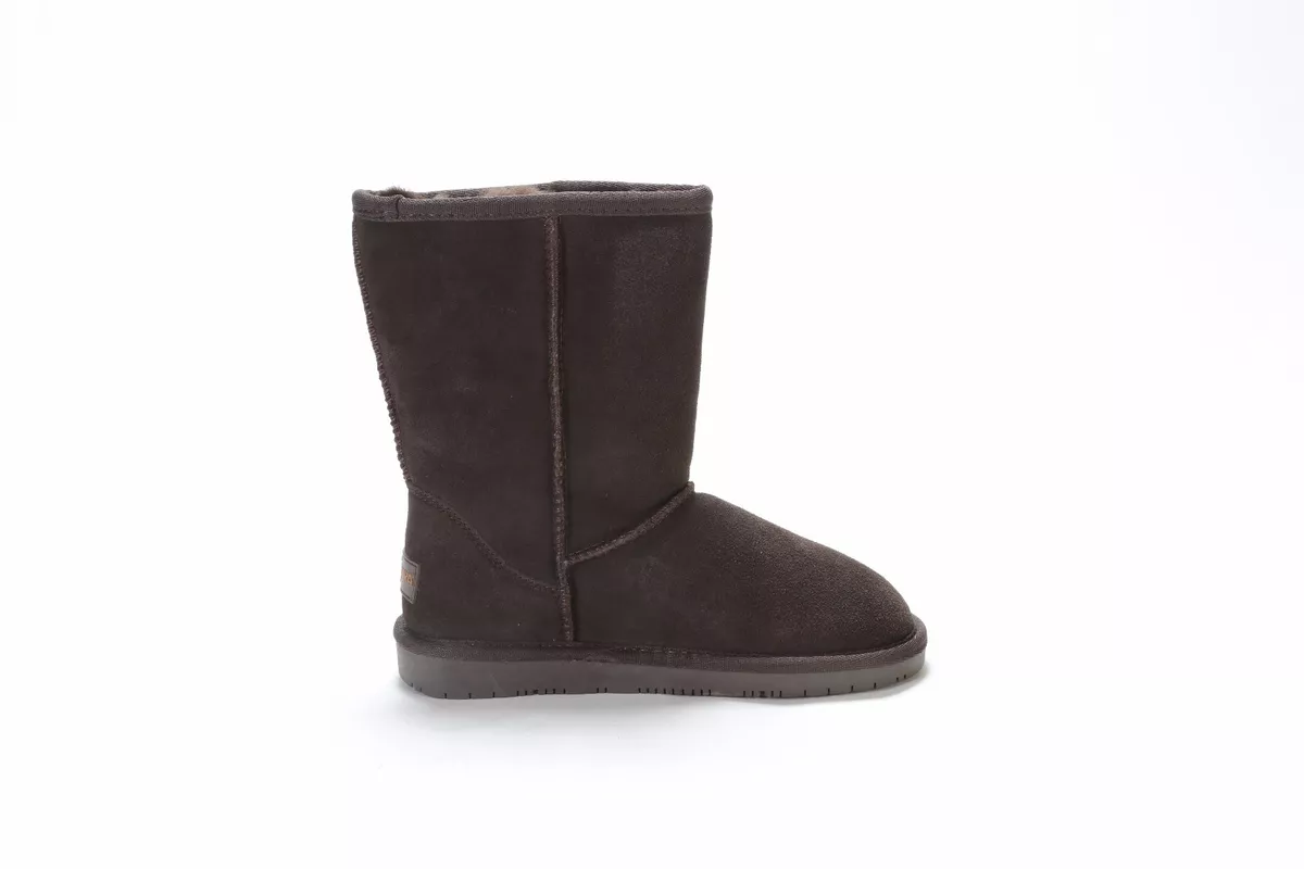 WOMEN S MINNETONKA OLYMPIA SHORT BOOT 80062 CHOCOLATE