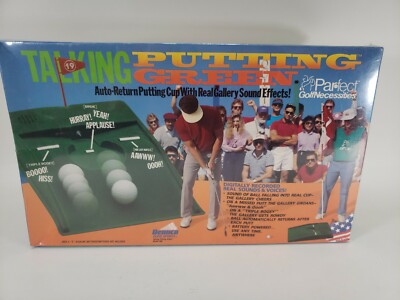 Vintage Rare Talking Putting Green Dennco Good Sports NEW