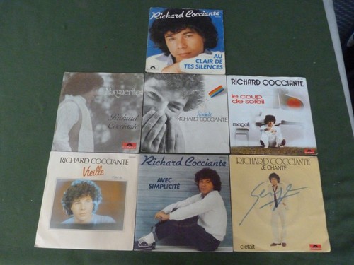 LOT DE 7 45T RICHARD COCCIANTE