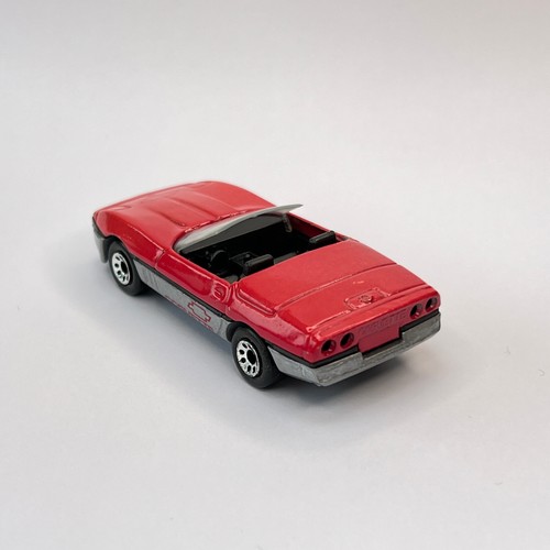 Matchbox 1987 Corvette Rosso Metallizzato Corpo Come Nuovo - Foto 4 di 7
