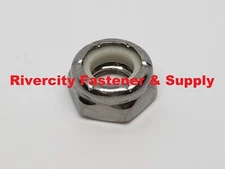 (100) 5/16-18 Stainless Nylon Insert Lock Nut Thin Jam Half thick NTE 5/16x18