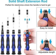 Precision Screwdriver Kit, XOOL 62 in 1 Electronics Repair Tool Kit, Magnetic...