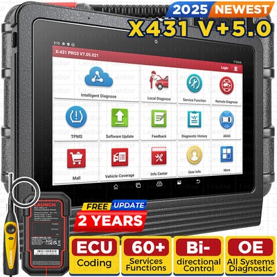 2025 LAUNCH X431 PRO3S+ Elite OBD2 Bidirectional Car Diagnostic Tool Coding