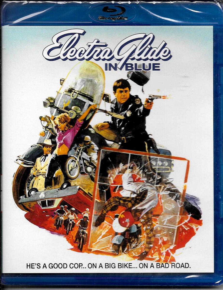 グライド・イン・ブルー('73米) ELECTRA GLIDE IN BLUE - 1973 Robert Blake Biker Cop, SHOUT FACTORY