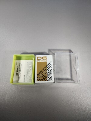 Vintage New DG Davis + Geck DEXON Promotional Playing Cards In Plastic Box