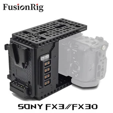 FusionRig Camera Cage Expansion Module Cineback Cage for Sony FX3 FX30 Cameras