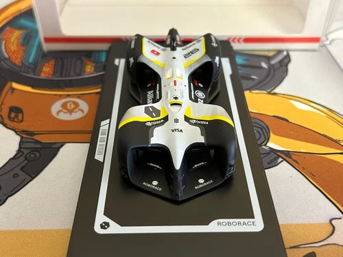 ROBORACE 1/43 Resin Robot On Board Electric Driverless Car Competition Model Car - Picture 23 of 57