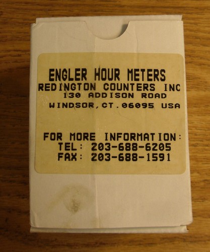Hour Meter - Engler 635K Model 10NL7 - NEW in Box - Picture 4 of 4