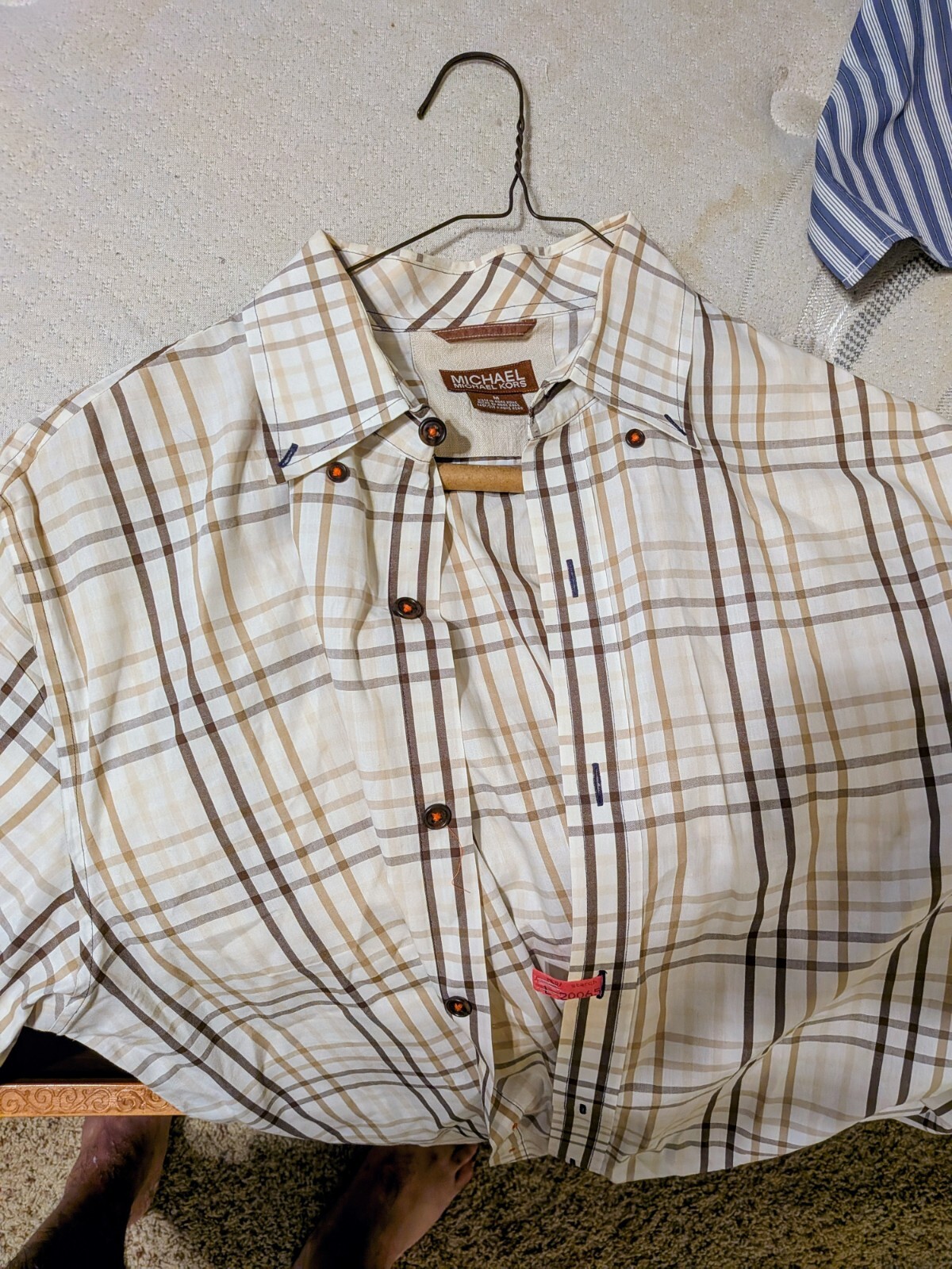 michael kors mens button up medium RARE FIND - image 1