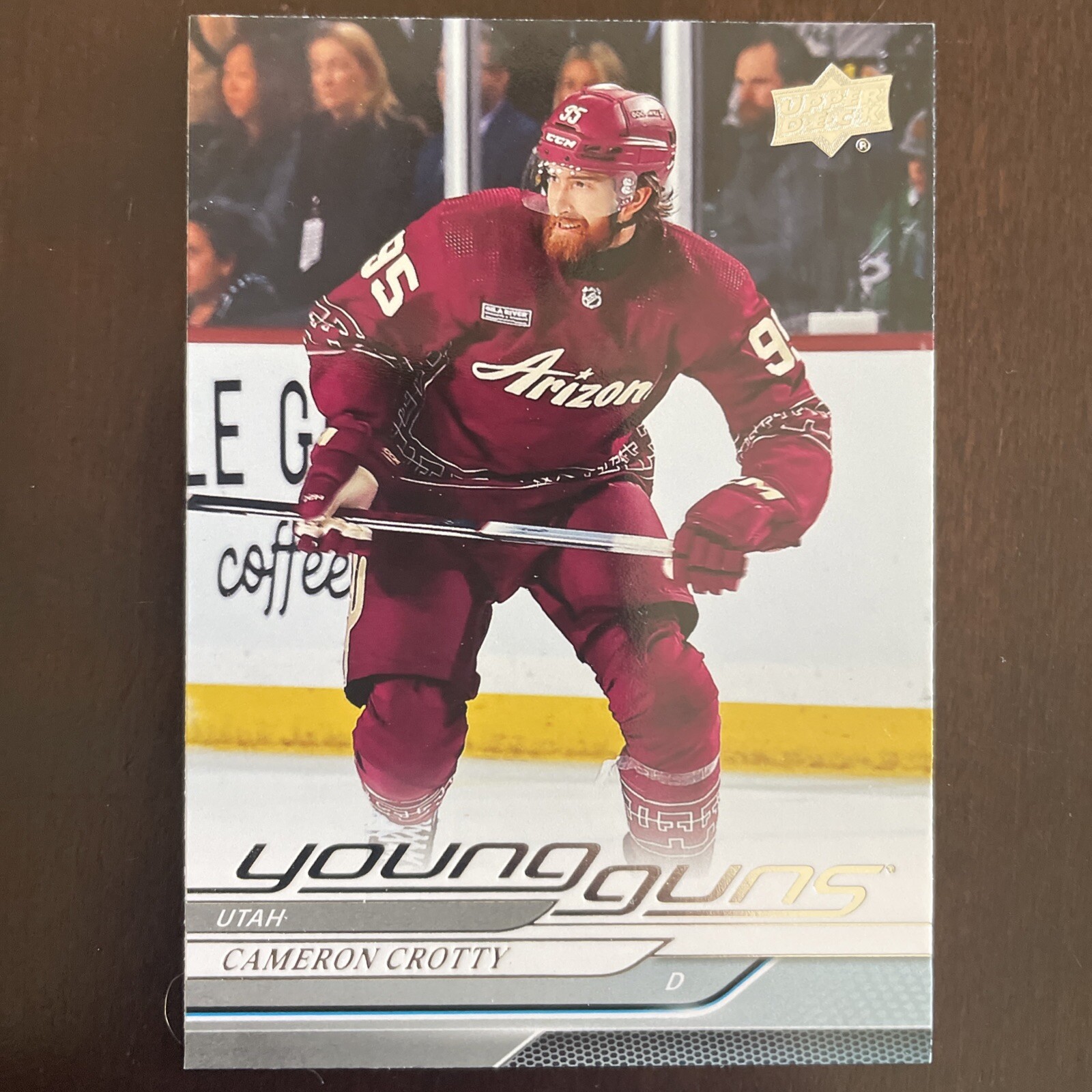 2024-25 Upper Deck Young Guns Cameron Crotty RC #238 Arizona Coyotes