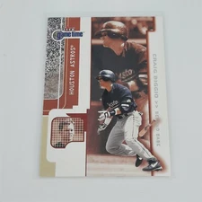 2001 Fleer Game Time Baseball Card #7 Craig Biggio Houston Astros 