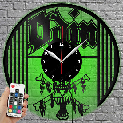 LED Clock Odin Vinyl Record Wall Clock Led Light Wall Clock 2663
