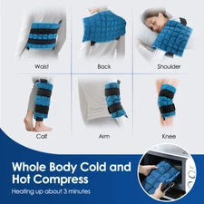 Reusable Hot & Cold Therapy Ice Packs for Knees, Back, Shoulders, Arms and Legs