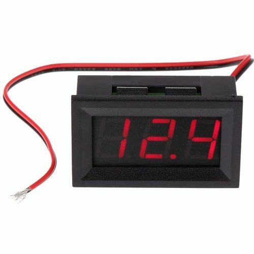 Visor LCD 3 digitos con voltimetro 0-30V Rojo - Imagen 1 de 4