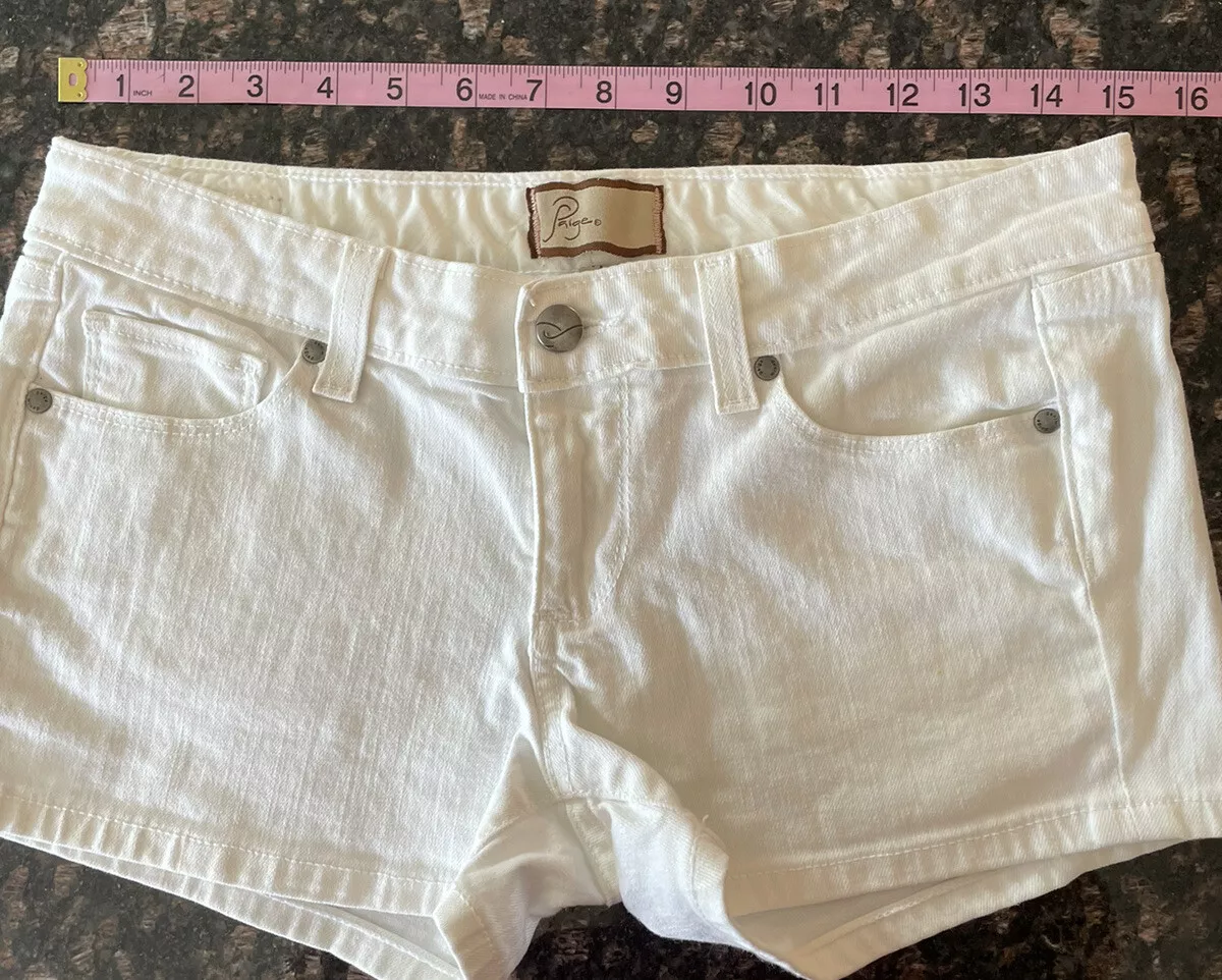 Paige jimmy hotsell jimmy shorts white
