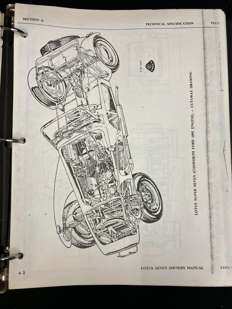 趣味・スポーツ・実用 LOTUS SEVEN OWNERS MANUAL LOTUS SEVEN OWNERS MANUAL