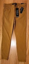NWT NEW Women's Size 4 27 Waist Liverpool The Glider Honey Brown Pull On Pants