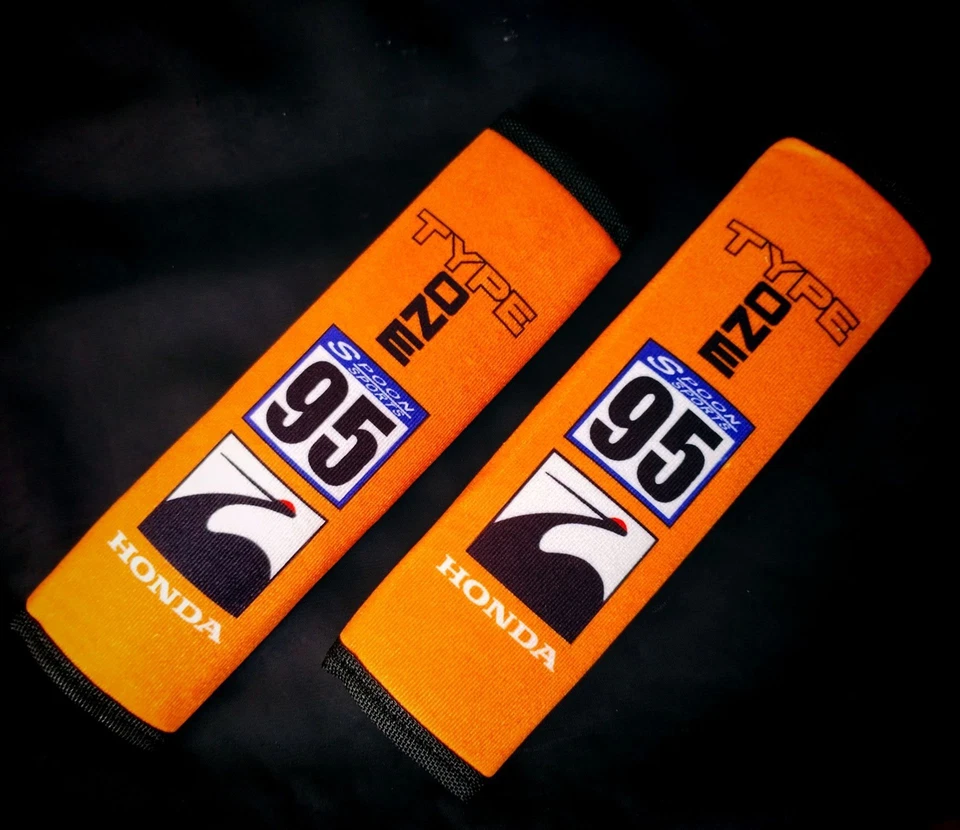 Cubierta de cinturón de seguridad de coche cuchara JDM para Honda S2000 Sport Type ONE DC5 RSX EURO CL7 Foto 2 de 4