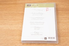Stampin Up A Word For You Stamp Put On Wood Blocks