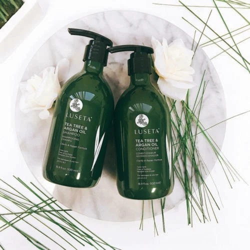 Luseta Tea Tree and Argan Oil Shampoo and Conditioner Set (2 x 16.9 oz.) - Image 2 of 4