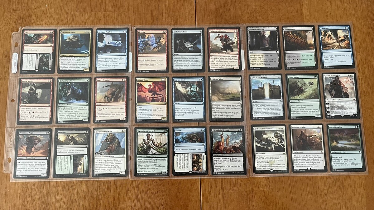 Magic The Gathering Complete Set Of Amonkhet | eBay