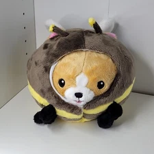 Squishable Undercover Bee Corgi Dog 7" Plush Ball with Costume Stuffed Animal