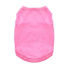 Doggie Design 100% Cotton Dog Tank - Carnation Pink