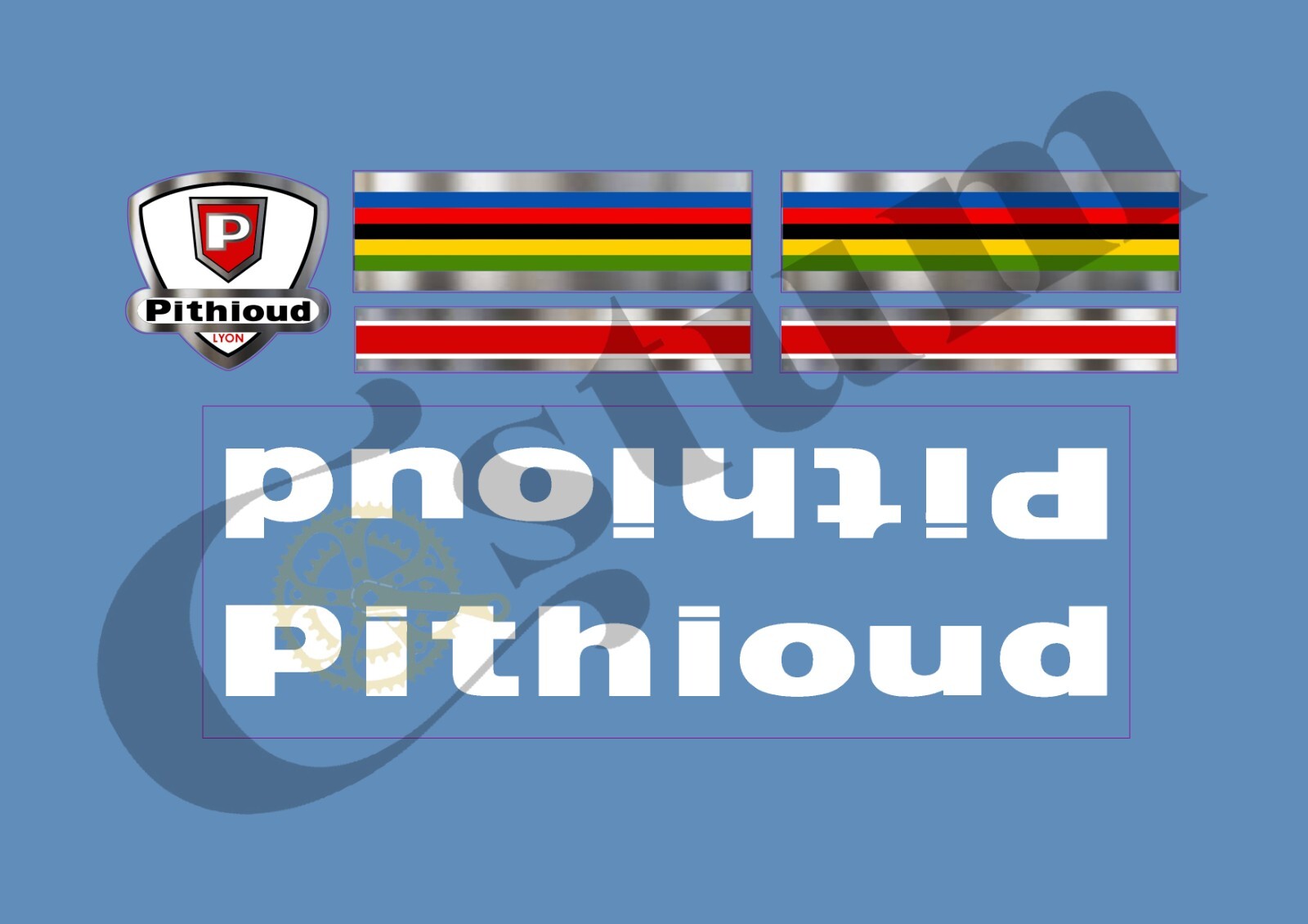 Rénovez un cadre usé grâce aux stickers PITHIOU PITH201 pour bicyclette