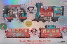 Disney 100 Special Edition Mickey Mouse Holiday Express 36 Piece Train Set