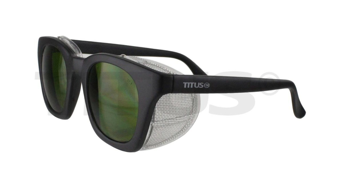 Titus Retro OTG Safety Welding Glasses Goggles Side Shields Z87 ANSI IR  #3 #5