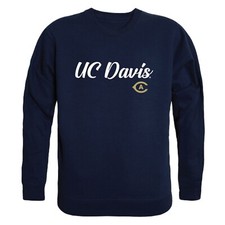 University of California Davis Aggies UCDAVIS Script Crewneck Sweatshirt Sweater